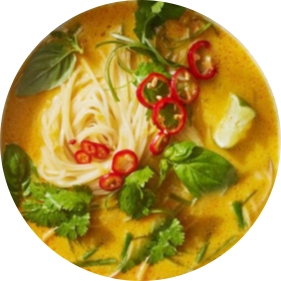 Pho bò cà ri (leicht scharf)
