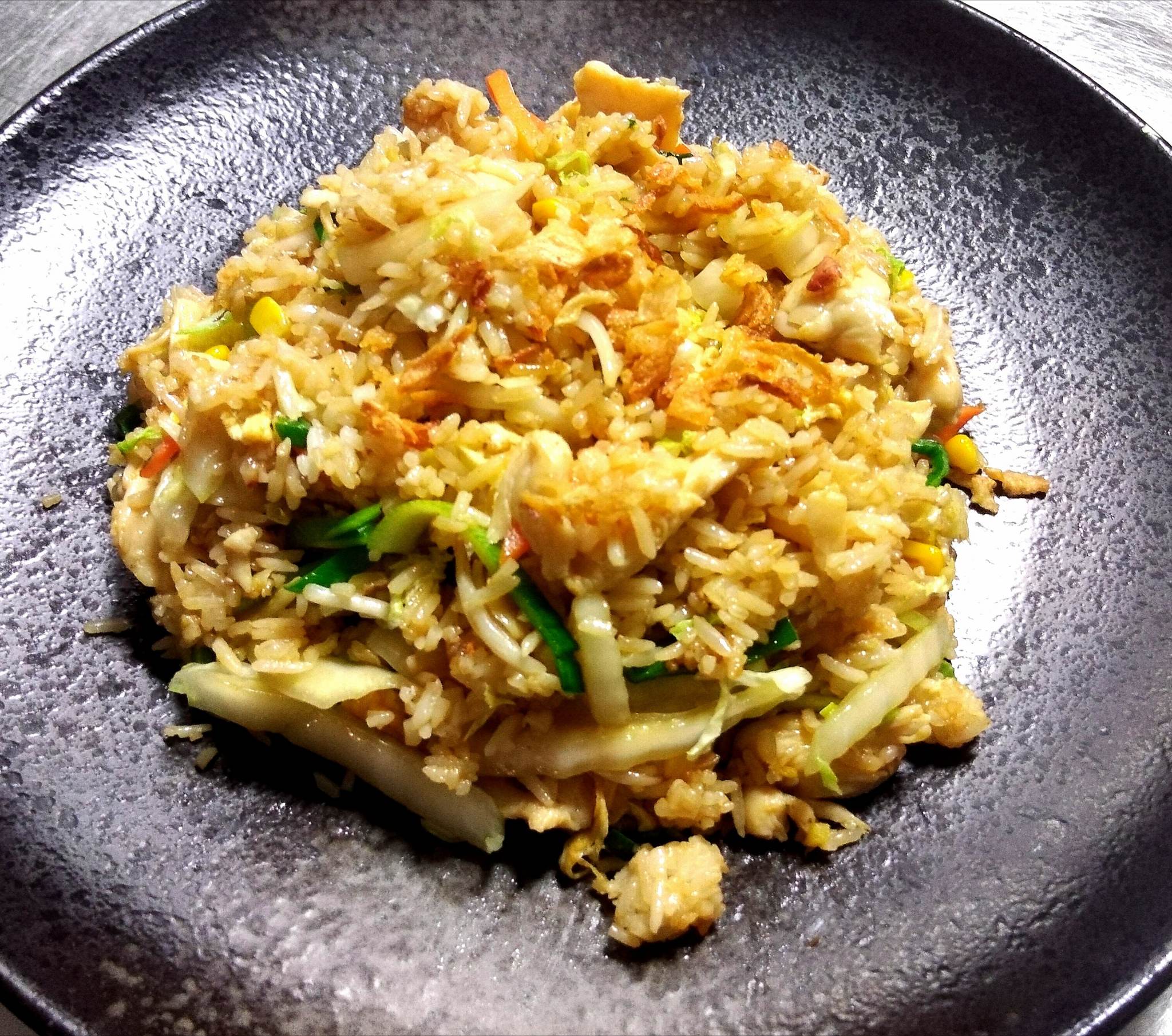 Com rang rau (vegetarisch)
